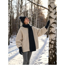 ОПТ! Жіночий Набір Шапка Шарф Рукавички Альпака Зимовий В'язаний Комплект Купити Оптом Opt7km