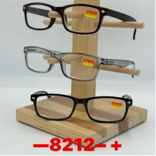 ОПТ! Чоловічі Окуляри для Читання ROLANG 8212 Прямокутні Діоптрії +6 Оптом