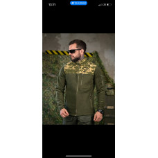 ОПТ! Тактичне Флісове Худі (Кофта) на Блискавці Хакі/Олива (S-XXL)
