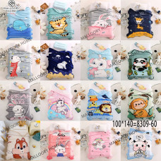 ОПТ! Дитячий Плед/Одеяло Плюшеве 100x140 см (М 8309-60) Від 5 шт