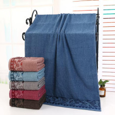 Банні рушники махрові розмір 140-70 см в упаковці різні кольори опт