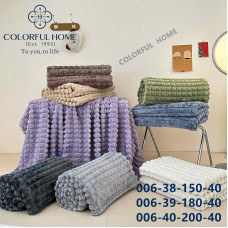 Плед "Крокодил" 200×230 см, мікрофібра з об’ємною фактурою (клітинка 4 см). Дуже м’який, теплий. Колір — мікс. Упаковка — сумка. Опт від 5 шт.