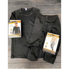 Термобілизна Kota (Туреччина). Склад: 95% поліестер, 5% еластан. Комплект: кофта з довгим рукавом + штани. Розміри: S/M, L/XL, Battal.