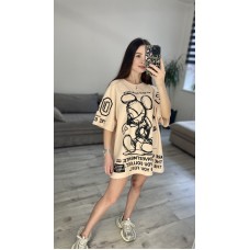Подовжена футболка-туніка Розміри: onesie  Матеріал: турецький трикотаж «Лакоста double face» високої якості  