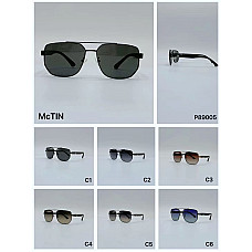 Опт Сонцезахисні чоловічі окуляри McTIN P89005 Polarized (металева оправа) на opt7km.net.ua —