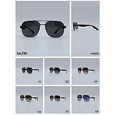 Опт Сонцезахисні чоловічі окуляри McTIN P89002 Polarized (металева оправа) на opt7km.net.ua —