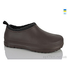 Галоши N119 шоколад Lot Shoes розміри 42-45 в упаковці 6 шт чоловіки зима