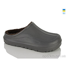 Галоши N123 сірий Lot Shoes розміри 41-45 в упаковці 6 шт чоловіки зима