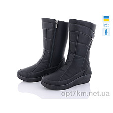 Чоботи 442 чорний Paolla розміри 37-42 в упаковці 8 шт жінки зима