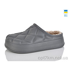 Сабо N111 сірий Krok розміри 36-41 в упаковці 6 шт жінки зима