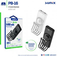POWERBANG 14 000 MAH sonix RB-16 БЕЗПРОВОДНА +ШВИДА ЗАРЯДКА