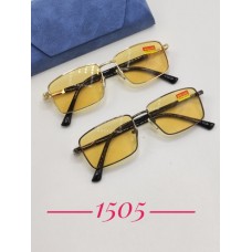 Модель 1505 линза стекло жёлтое, диоптрии +3