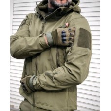 Куртка Easdy Олива  ▪️Розміри: L / 2XL  ▪️Матеріал: SoftShell на флісі 