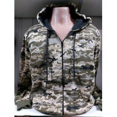 Батник с капюшоном на змейка ЗСУ  ФЛИС НОРМА 4× Р.M,L,XL, XXL  PARADISE